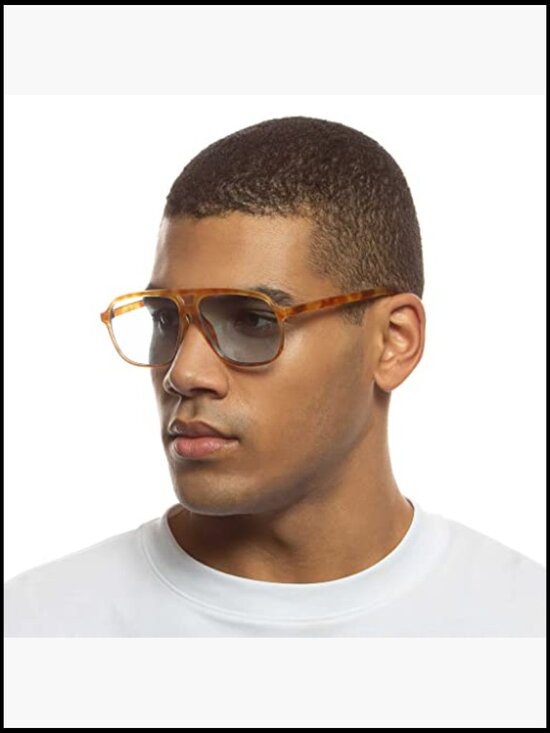 Vintage Tort Frame Aviator Sunglasses UV Protection main image 6
